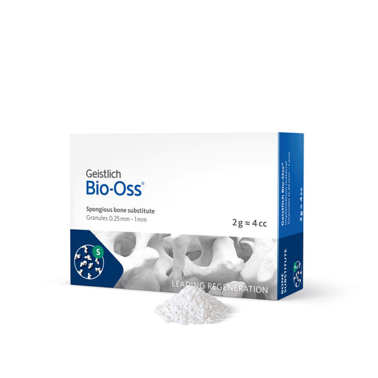 Geistlich Bio-Oss® 0,25-1 mm, 2 g = 4 cc, 1 flacon/boîte