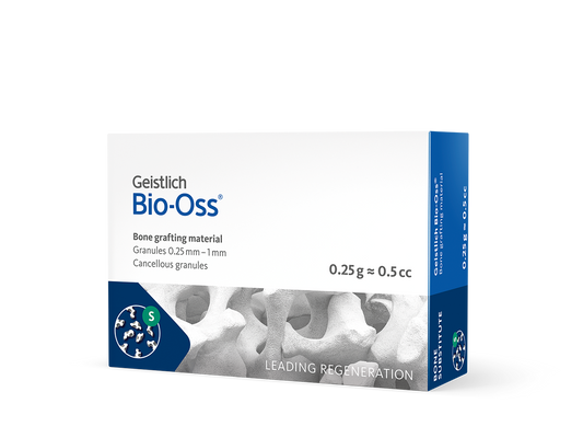 Geistlich Bio-Oss® 0,25-1 mm, 0,25 g = 0,5 cc, 1 flacon/boîte