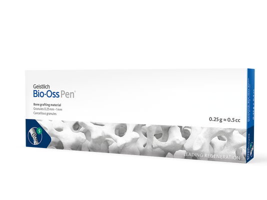 Geistlich Bio-Oss Pen® 0,25-1 mm, 0,25 g = 0,5 cc, 1 stylo/boîte