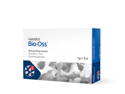 Geistlich Bio-Oss® 1-2 mm, 1 g = 3 cc, 1 flacon/boîte