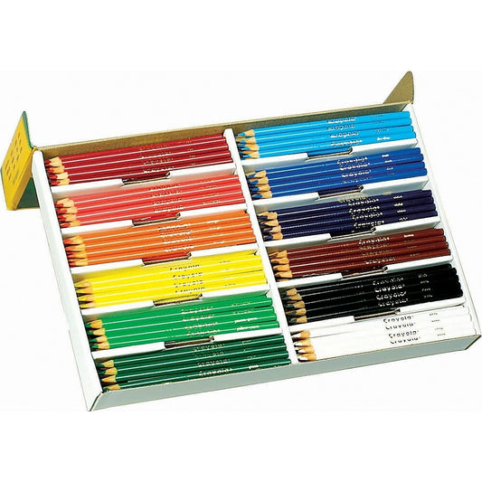 Crayons de couleur Crayola Class Pack - 12 couleurs