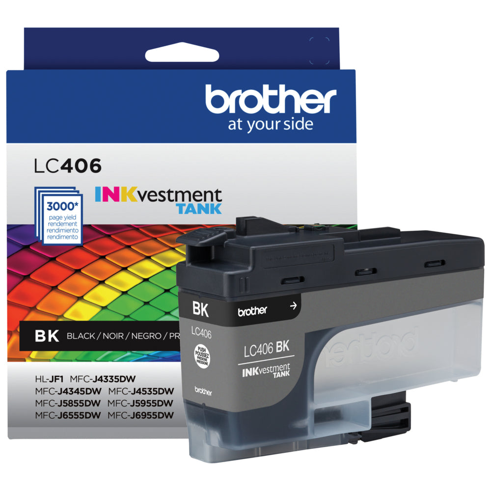 Brother LC406BKS INKvestment Tank Cartouche d'encre noire à rendement standard