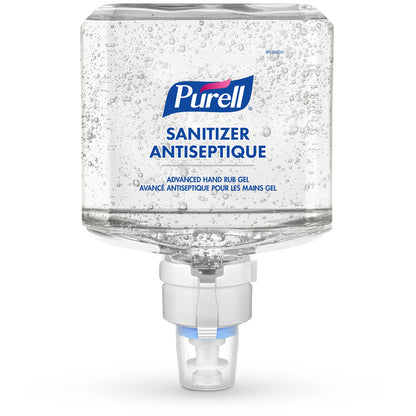 Gel désinfectant pour les mains PURELL Advanced pour Purell ES8 - Recharge de 1 200 ml - Paquet de 2