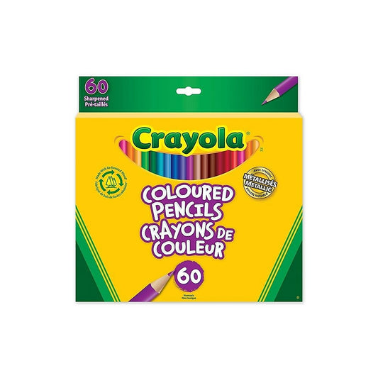 Crayons de couleur Crayola, paquet de 60