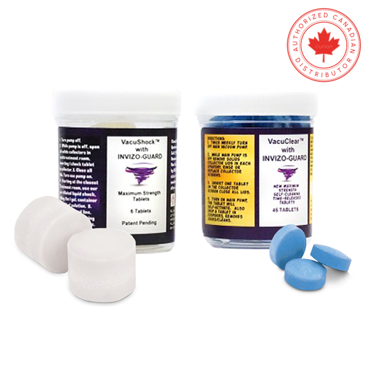 VacuShock™ and VacuClear™ Evacuation Treatment Tablets