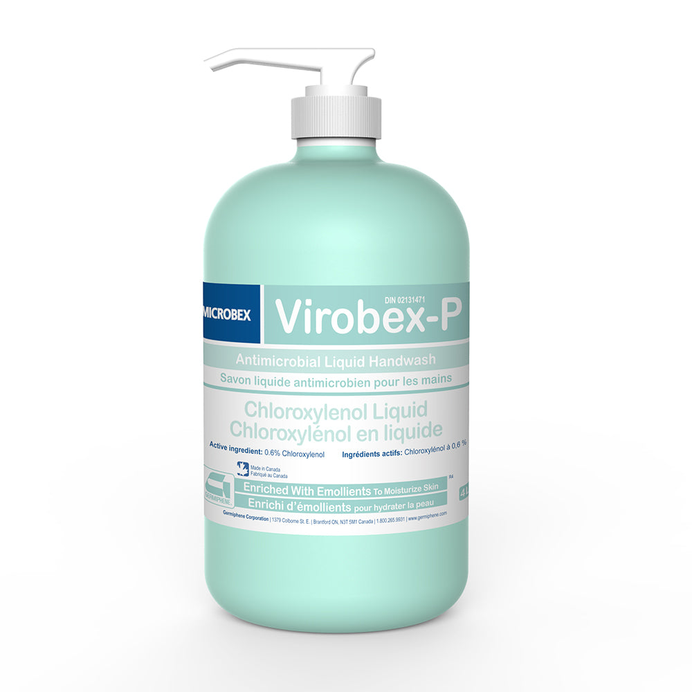 Microbex Virobex-P | Lavage liquide antimicrobien pour les mains