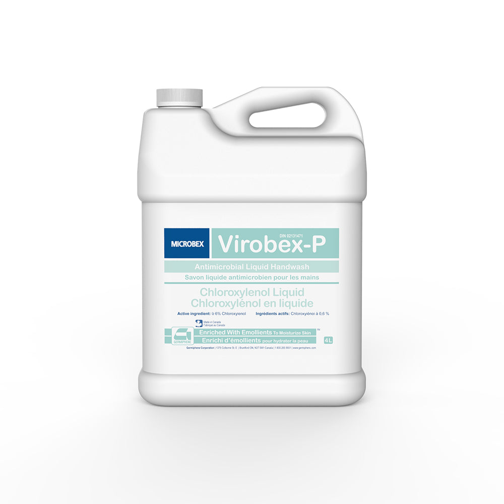 Microbex Virobex-P | Lavage liquide antimicrobien pour les mains