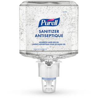 Recharge de gel désinfectant pour les mains Purell Advanced pour distributeurs de désinfectant pour les mains ES4 à poussoir - 1 200 ml - Paquet de 2