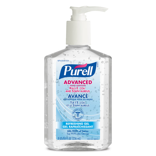 Désinfectant pour les mains Purell avec pompe – 236 ml