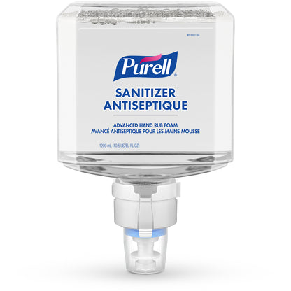 Mousse nettoyante pour les mains PURELL Advanced - Recharge de 1 200 ml pour Purell ES8 - Paquet de 2