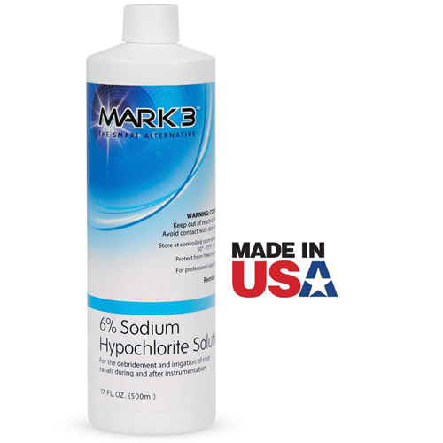 Solution d'hypochlorite de sodium MARK3 6 % 17oz. Bouteille