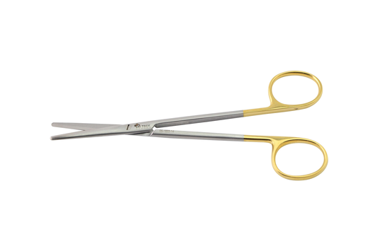 Metzenbaum Scissor, Curved, Blunt, Tungsten Carbide, 14.5CM - D2D HealthCo.