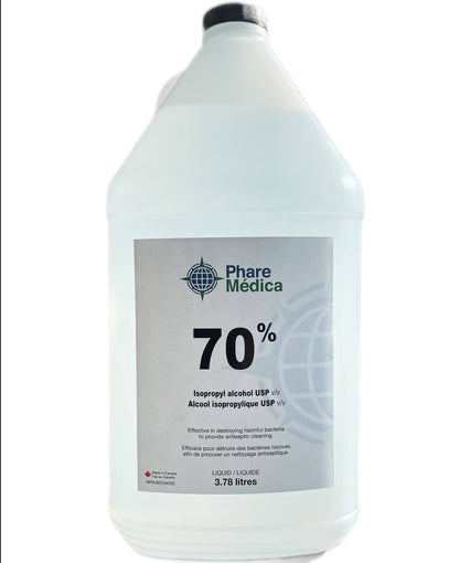 Isopropyl Alcohol 70% - 3.78L - D2D HealthCo.