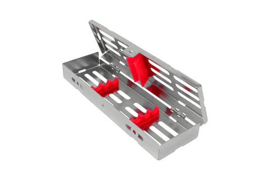 Sterilization Cassette for 3 Instruments - 180x55x22, W/O Lock, Non Detachable - D2D HealthCo.