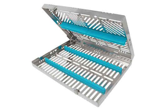 Sterilization Cassette for 20 Instruments - 280x200x35, Detachable - D2D HealthCo.