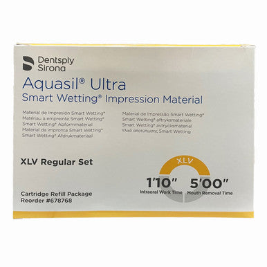 Aquasil Viscosidad extra ligera (XLV), juego regular, paquete de 4