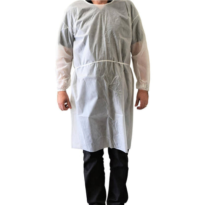 POLYMED ASTM LEVEL 1 ISOLATION GOWNS- CASE (200 Pieces) - D2D HealthCo.