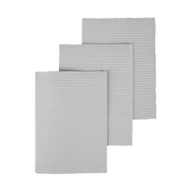 Dry-Back Plus Medicom Rectángulo liso gris plateado (13' x 18') Papel de 3 capas/1 capa