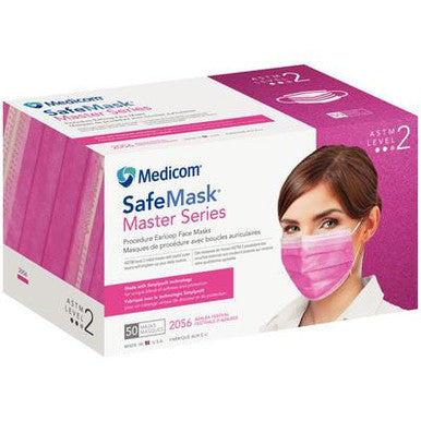 Mascarilla facial SafeMask Master Series con gancho para la oreja ASTM Nivel 2 - Azalea Festival