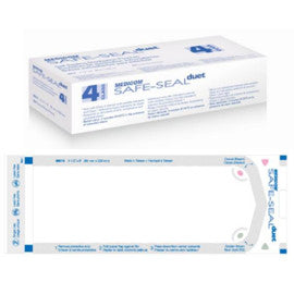 Bolsas de esterilización de papel/película transparente autosellantes Safe-Seal Duet de 2,75' x 9'