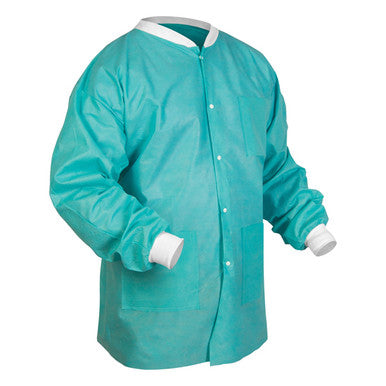 Chaqueta Hipster SafeWear - Verde azulado tropical - Mediana, paquete de 12 Hecho de alta calidad